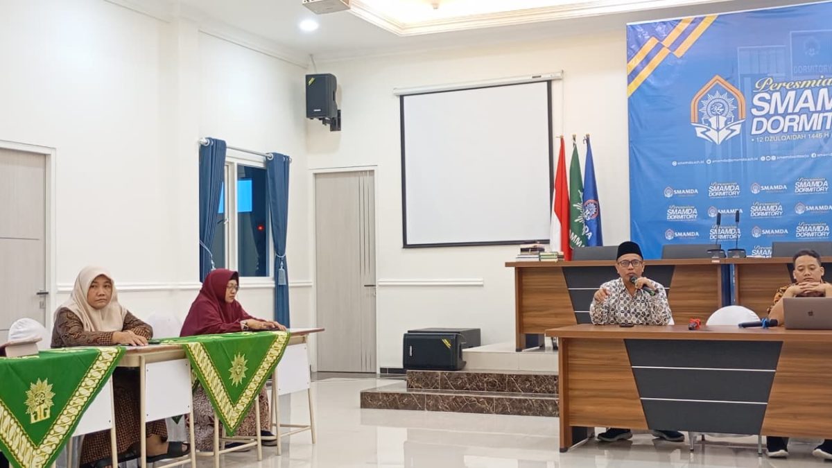 SMAMDA Sidoarjo Pererat Kemitraan dengan Media di Auditorium Dormitory Baru